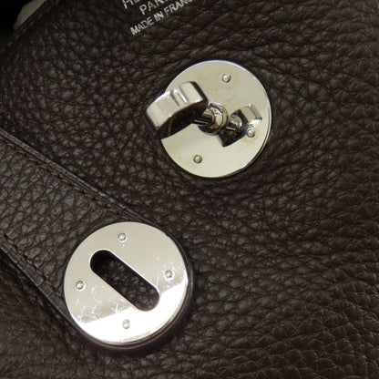 HERMES Lindy 30 SilverHardware Handbag Taurillon Clemence Ladies [Used]