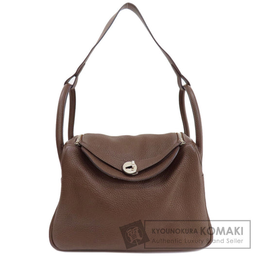 HERMES Lindy 30 SilverHardware Handbag Taurillon Clemence Ladies [Used]