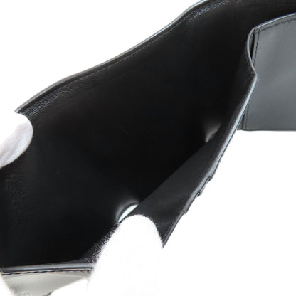 GIVENCHY logo Bifold Wallet with Coin Pocket Leather Ladies [Used]