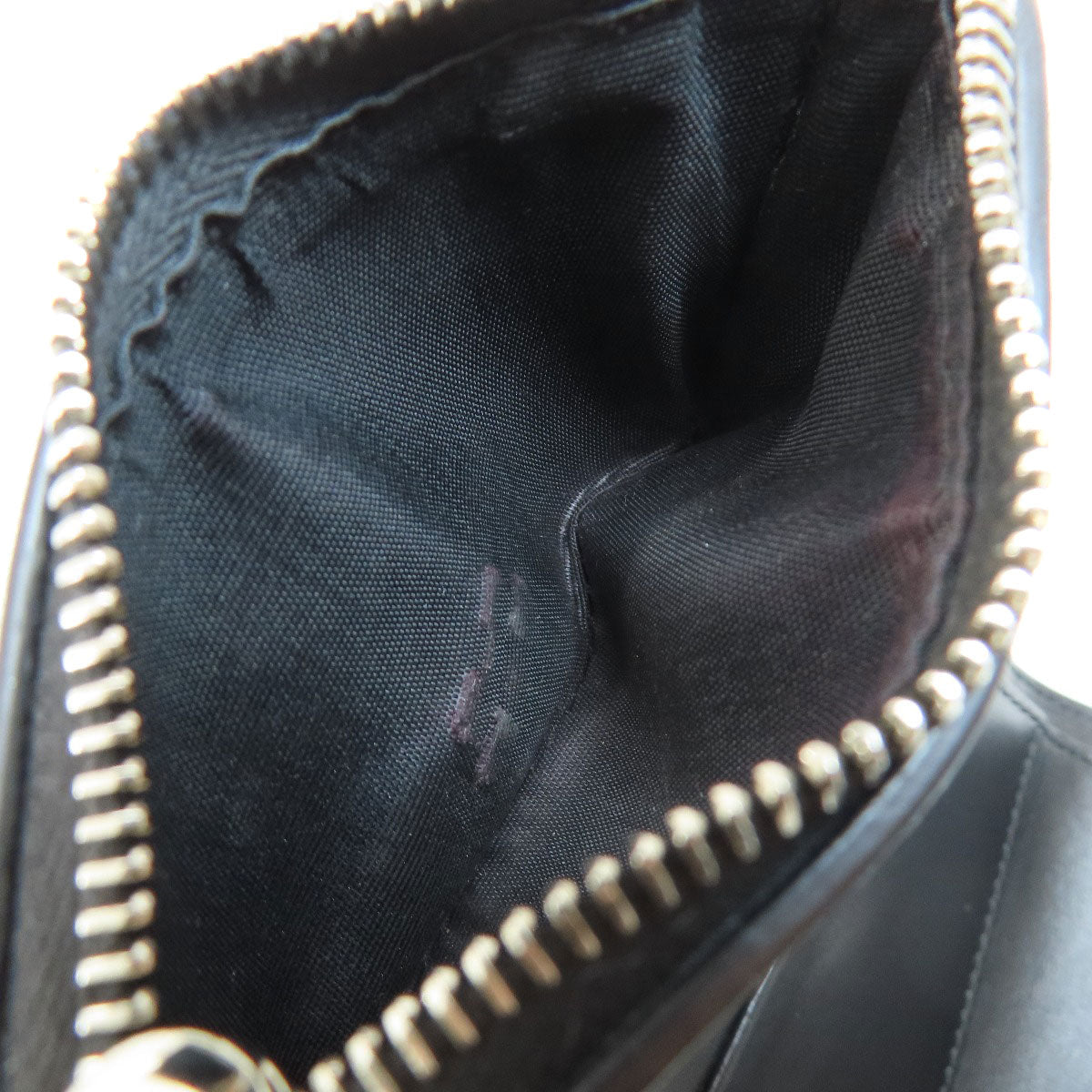 GIVENCHY logo Bifold Wallet with Coin Pocket Leather Ladies [Used]