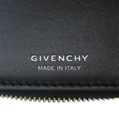GIVENCHY logo Bifold Wallet with Coin Pocket Leather Ladies [Used]