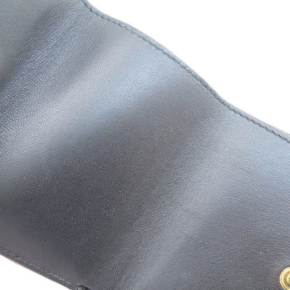 BALENCIAGA 717790 BBMonogram Mini Wallet Bifold Wallet with Coin Pocket Leather Ladies [Used]