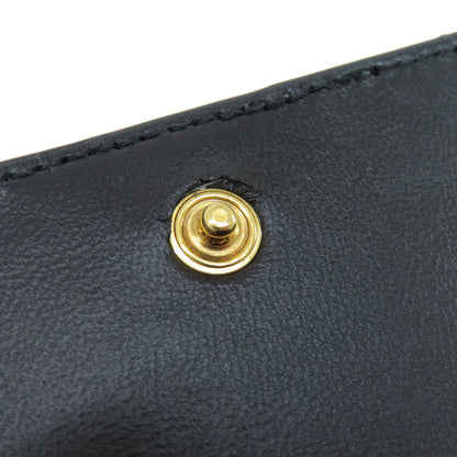 BALENCIAGA 717790 BBMonogram Mini Wallet Bifold Wallet with Coin Pocket Leather Ladies [Used]