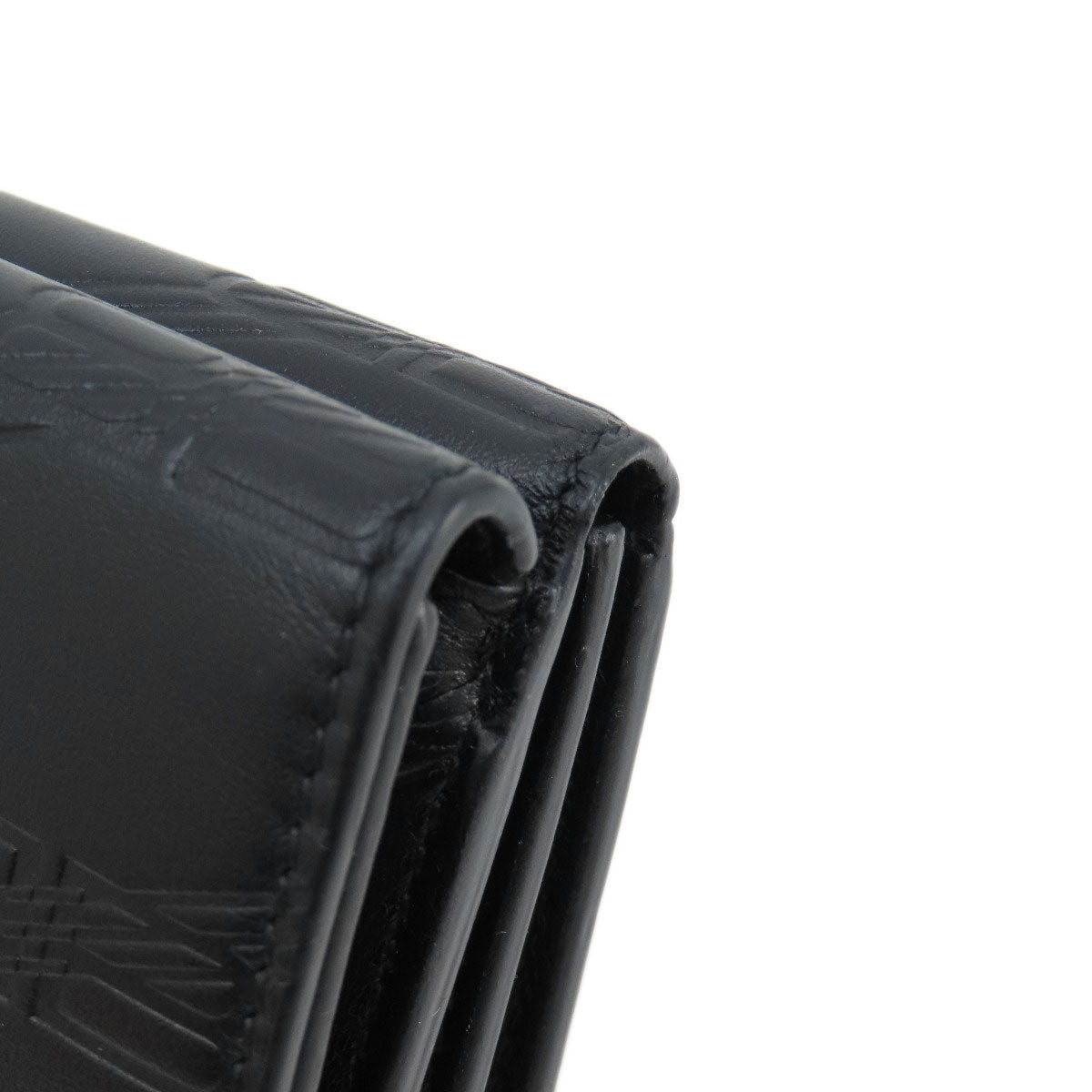 BALENCIAGA 717790 BBMonogram Mini Wallet Bifold Wallet with Coin Pocket Leather Ladies [Used]