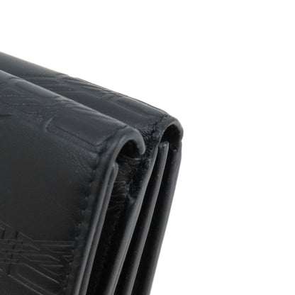 BALENCIAGA 717790 BBMonogram Mini Wallet Bifold Wallet with Coin Pocket Leather Ladies [Used]