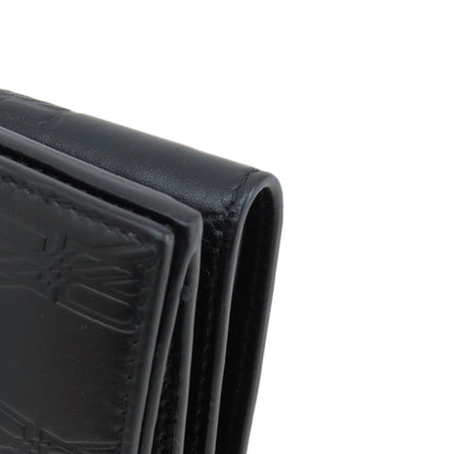 BALENCIAGA 717790 BBMonogram Mini Wallet Bifold Wallet with Coin Pocket Leather Ladies [Used]
