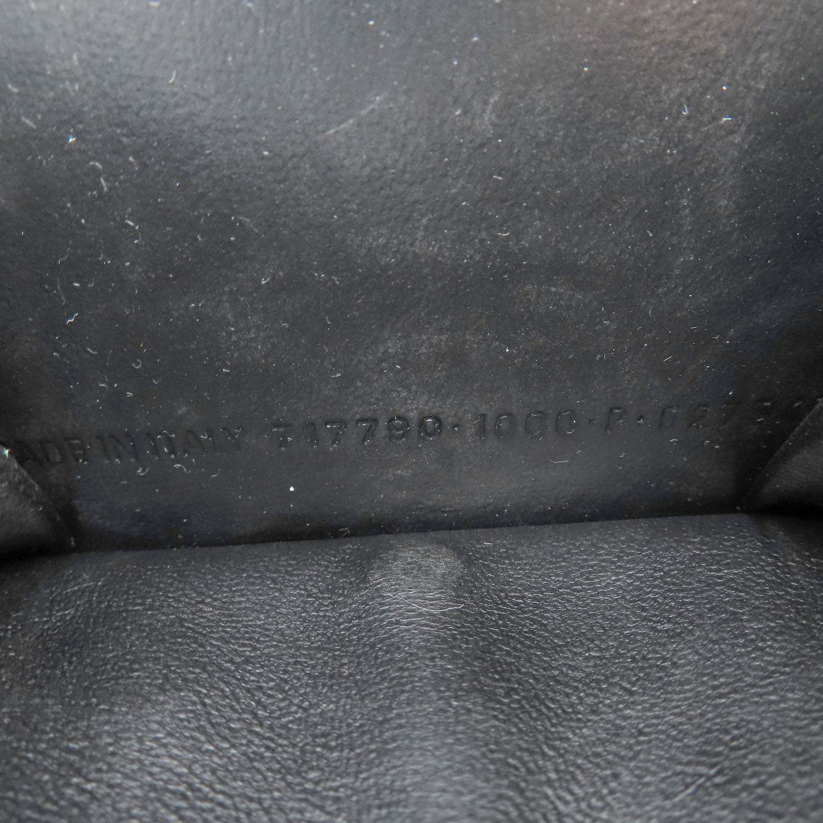 BALENCIAGA 717790 BBMonogram Mini Wallet Bifold Wallet with Coin Pocket Leather Ladies [Used]