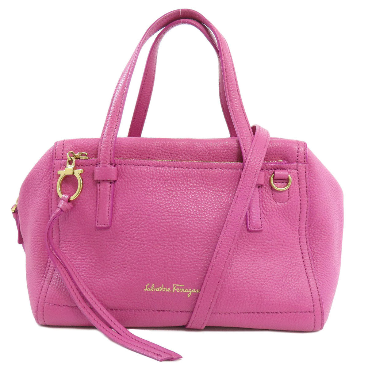 Salvatore Ferragamo   Handbag 2WAY Leather Ladies