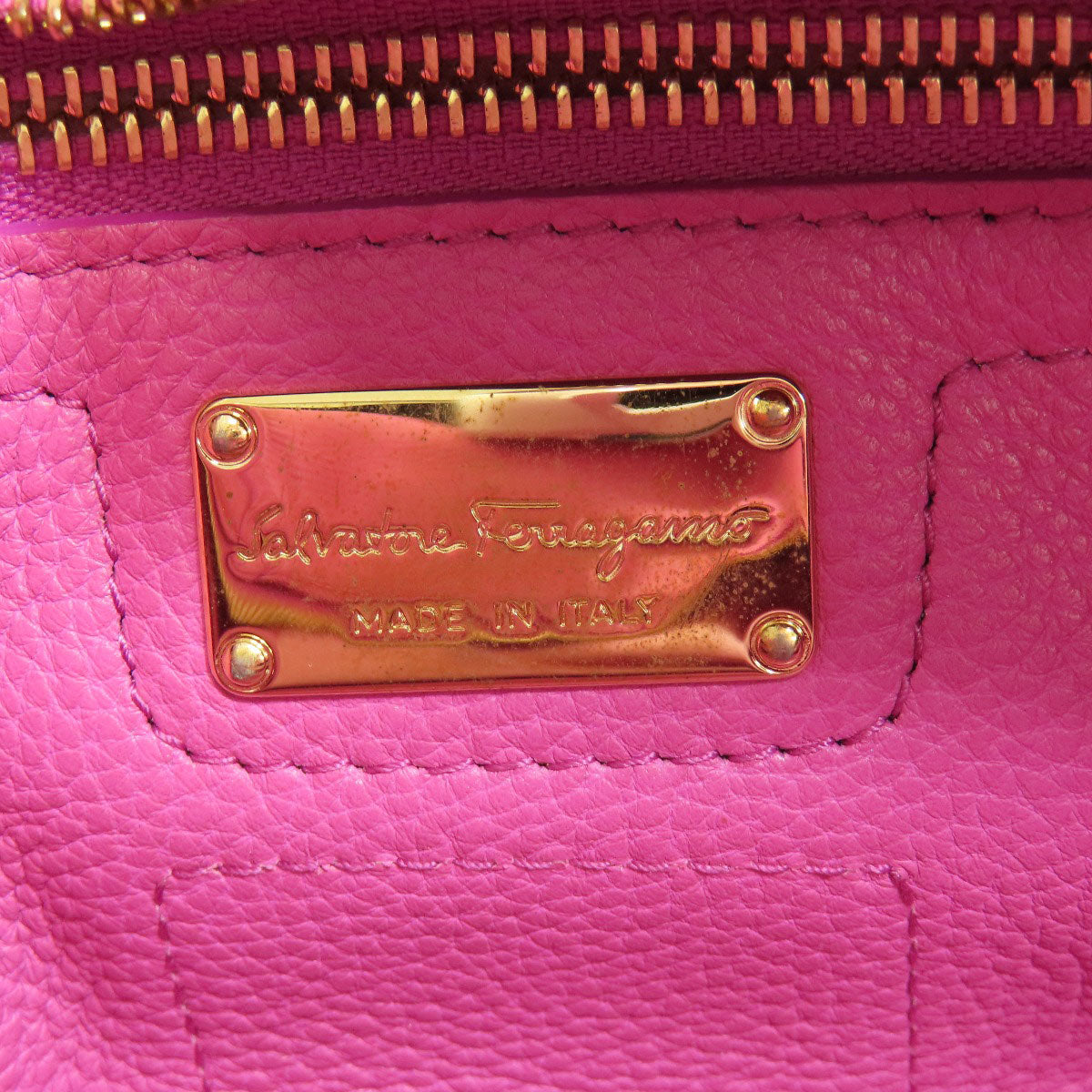 Salvatore Ferragamo   Handbag 2WAY Leather Ladies