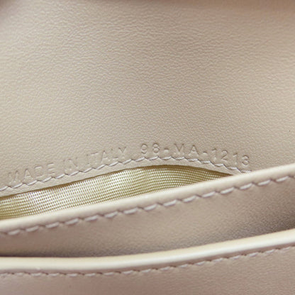 CHRISTIAN DIOR Dior Caro Dahlia wallet Bifold Wallet with Coin Pocket Leather Ladies [Used]