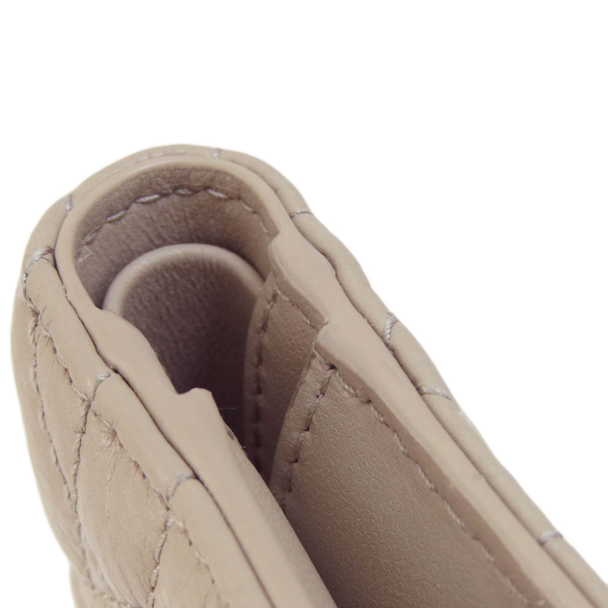 CHRISTIAN DIOR Dior Caro Dahlia wallet Bifold Wallet with Coin Pocket Leather Ladies [Used]