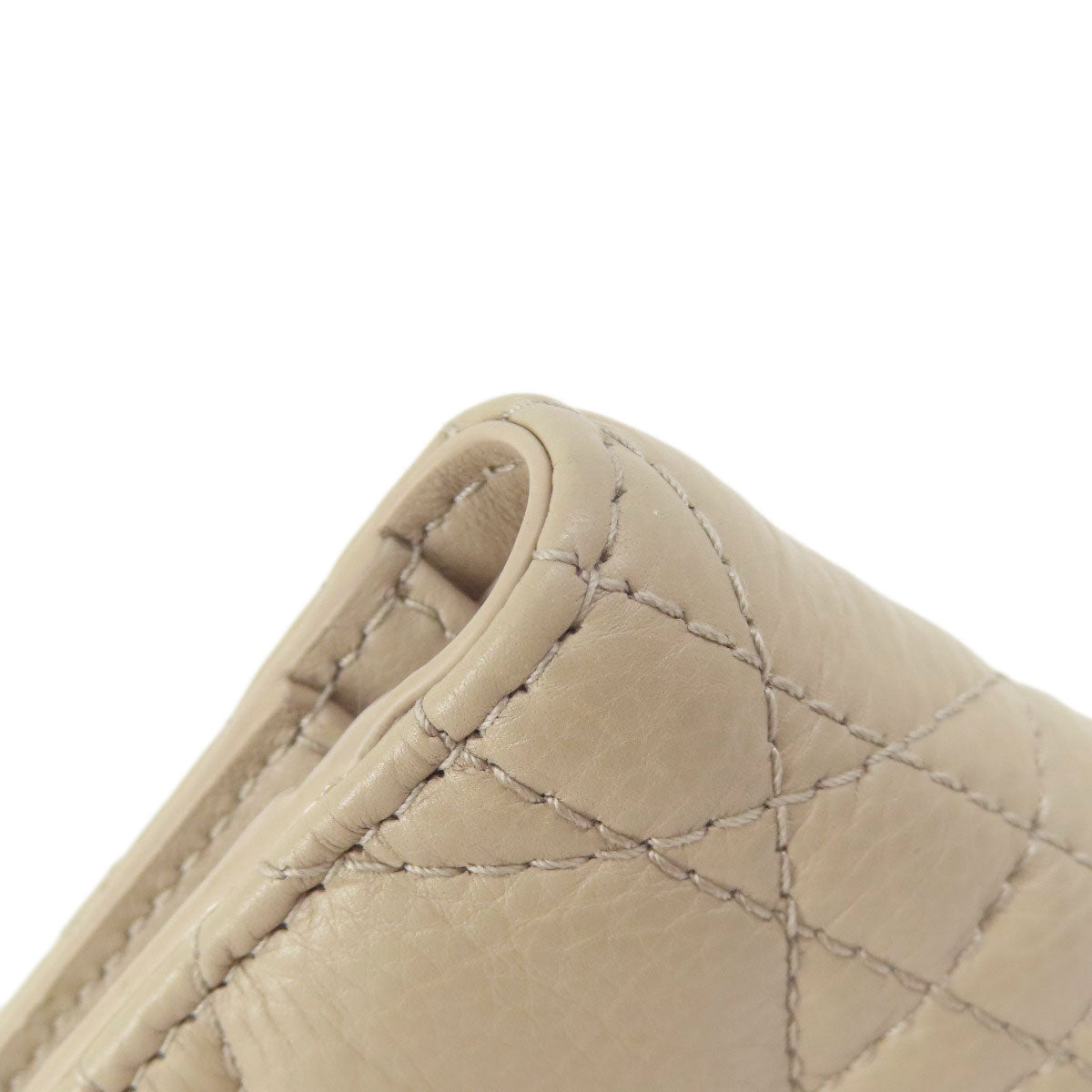 CHRISTIAN DIOR Dior Caro Dahlia wallet Bifold Wallet with Coin Pocket Leather Ladies [Used]