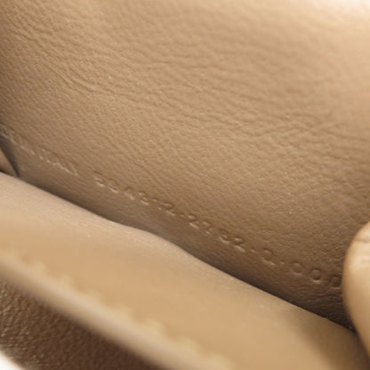 BALENCIAGA 594312 Tri-fold Wallet BB pattern Bifold Wallet with Coin Pocket Leather Ladies [Used]