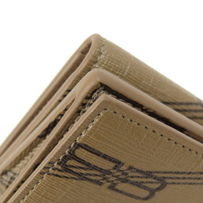 BALENCIAGA 594312 Tri-fold Wallet BB pattern Bifold Wallet with Coin Pocket Leather Ladies [Used]