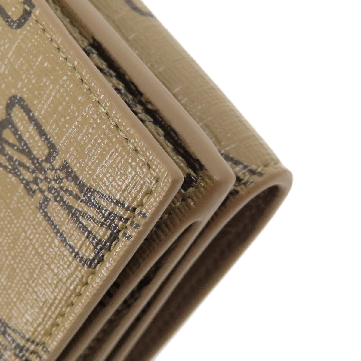 BALENCIAGA 594312 Tri-fold Wallet BB pattern Bifold Wallet with Coin Pocket Leather Ladies [Used]