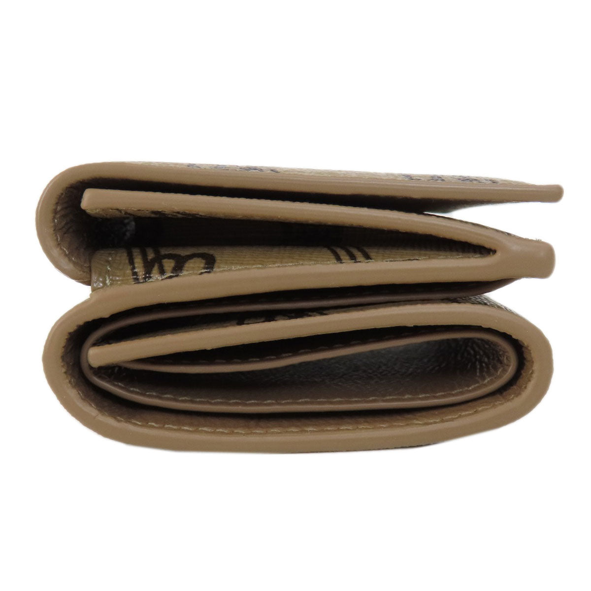 BALENCIAGA 594312 Tri-fold Wallet BB pattern Bifold Wallet with Coin Pocket Leather Ladies [Used]