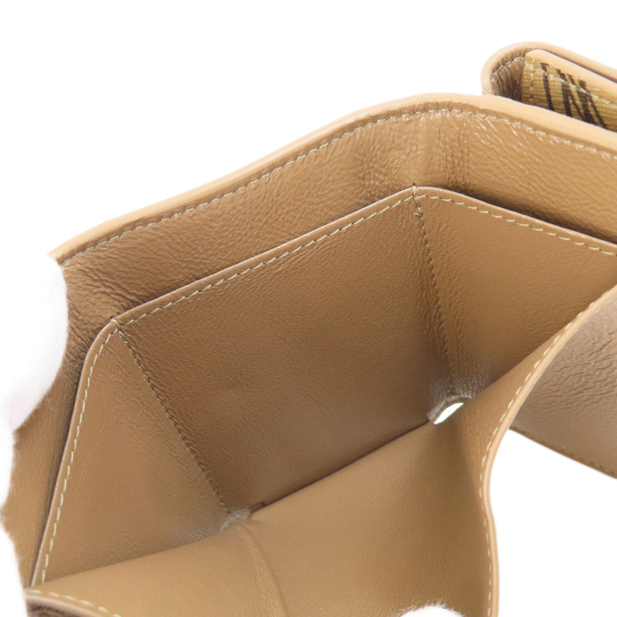 BALENCIAGA 594312 Tri-fold Wallet BB pattern Bifold Wallet with Coin Pocket Leather Ladies [Used]