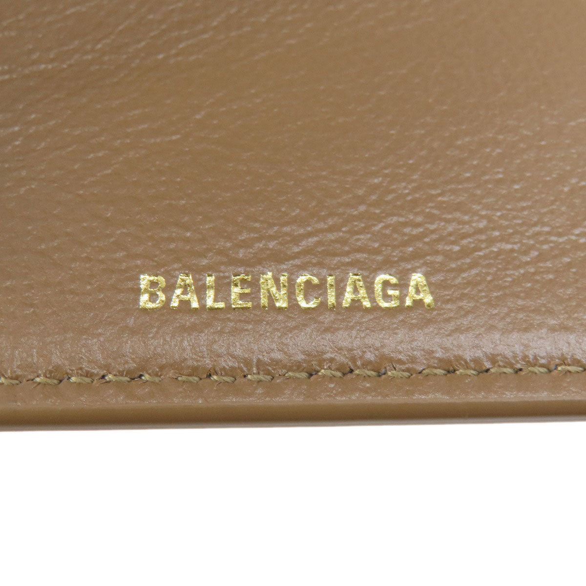 BALENCIAGA 594312 Tri-fold Wallet BB pattern Bifold Wallet with Coin Pocket Leather Ladies [Used]
