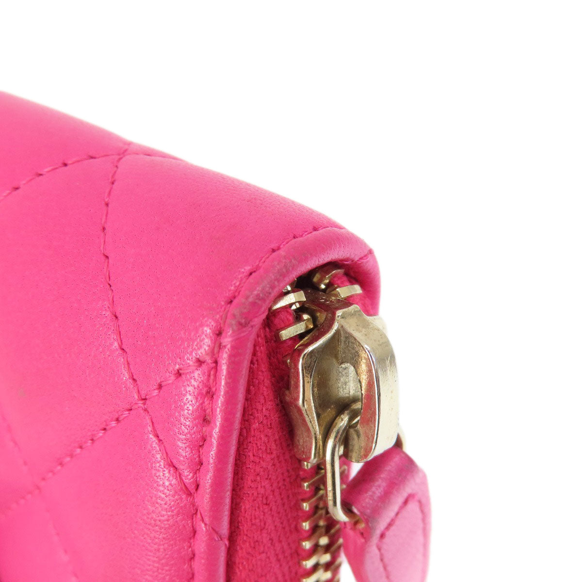 CHANEL Matelasse coin purse Lambskin Ladies [Used]