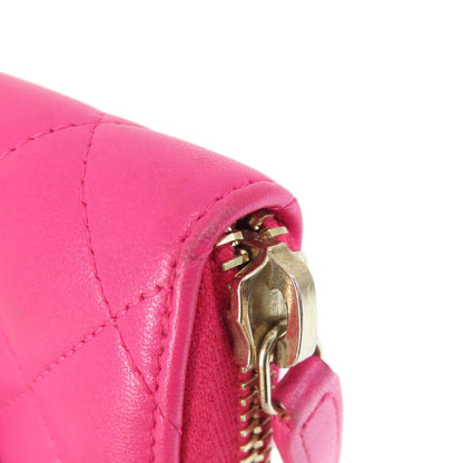CHANEL Matelasse coin purse Lambskin Ladies [Used]