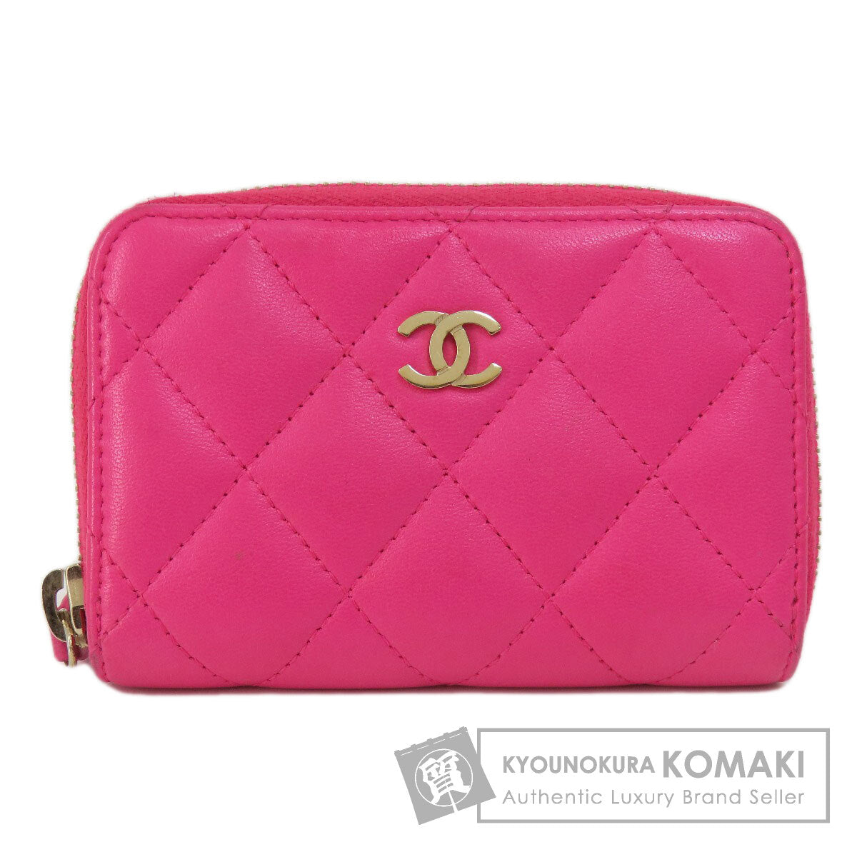 CHANEL Matelasse coin purse Lambskin Ladies [Used]