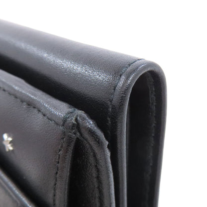 Jimmy Choo Star motif Bifold Wallet with Coin Pocket Leather Ladies [Used]