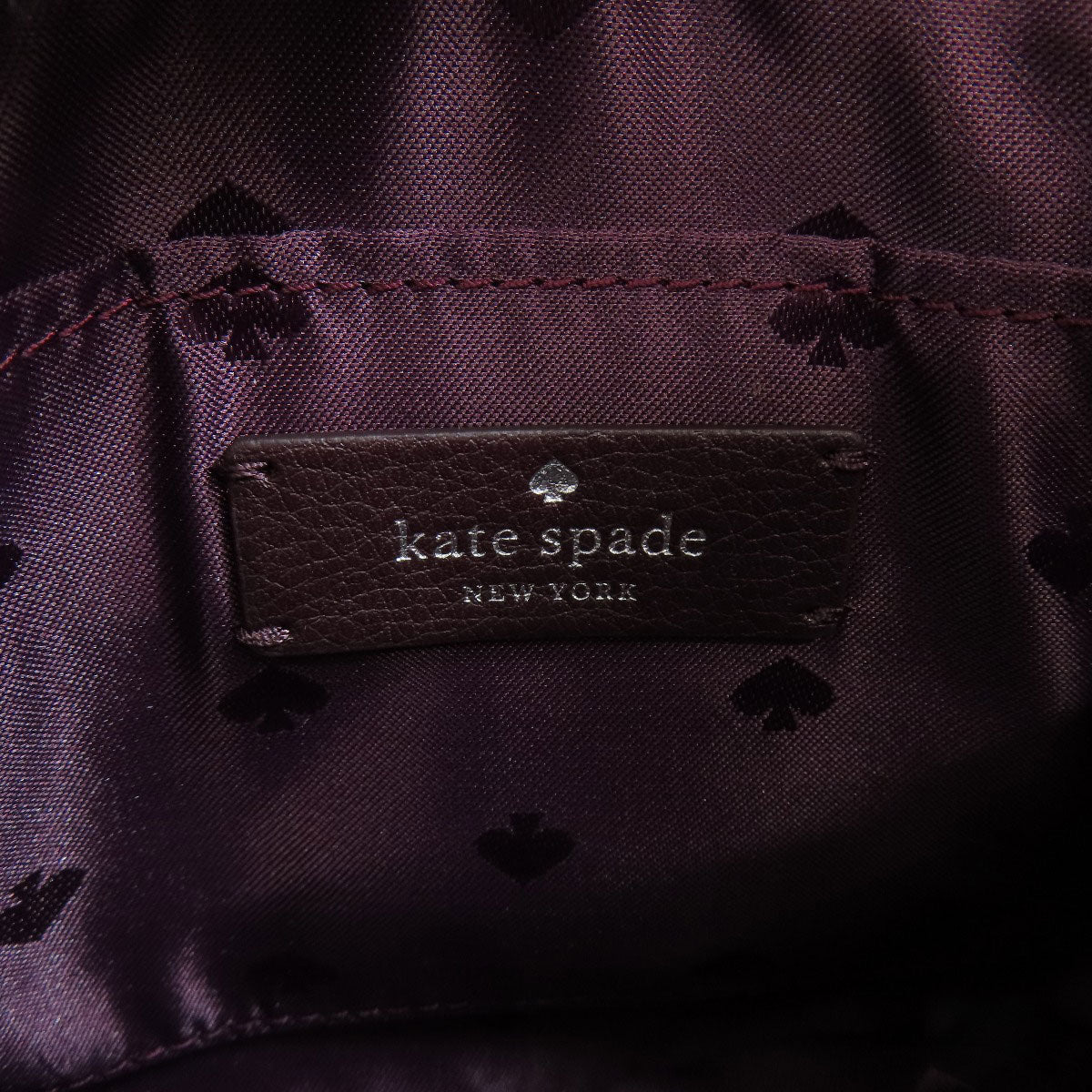kate spade logo Shoulder Bag Plastics LeatherLadies [Used]