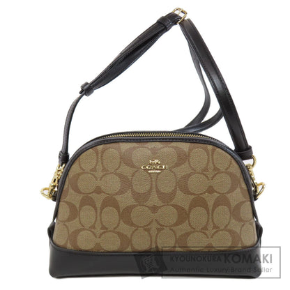 COACH F76674 Signature Shoulder Bag PVC Ladies [Used]