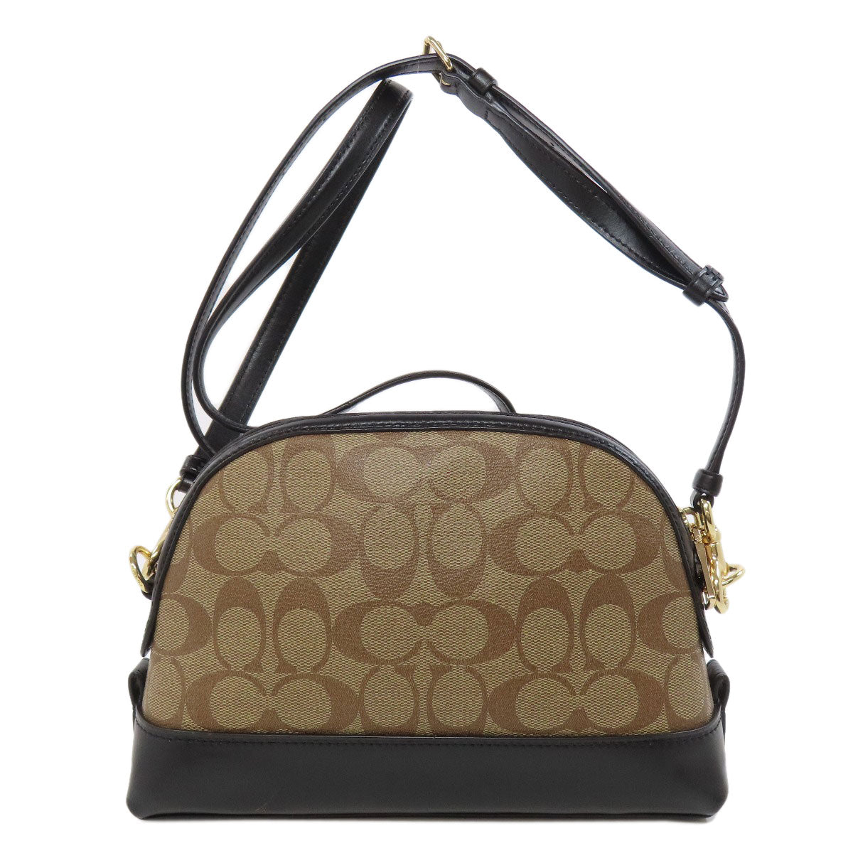 COACH F76674 Signature Shoulder Bag PVC Ladies [Used]