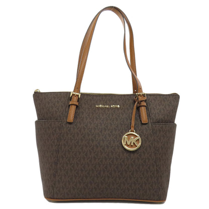マイケルコース MKシグネチャー トートバッグ PVC レディース 【中古】【Michael Kors】