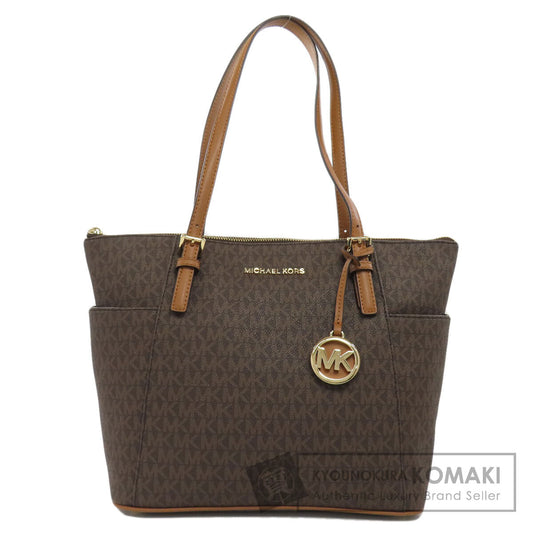 マイケルコース MKシグネチャー トートバッグ PVC レディース 【中古】【Michael Kors】