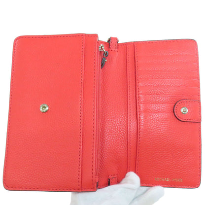 Michael Kors   Long wallet (with coin pocket) Shoulder wallet Leather Ladies