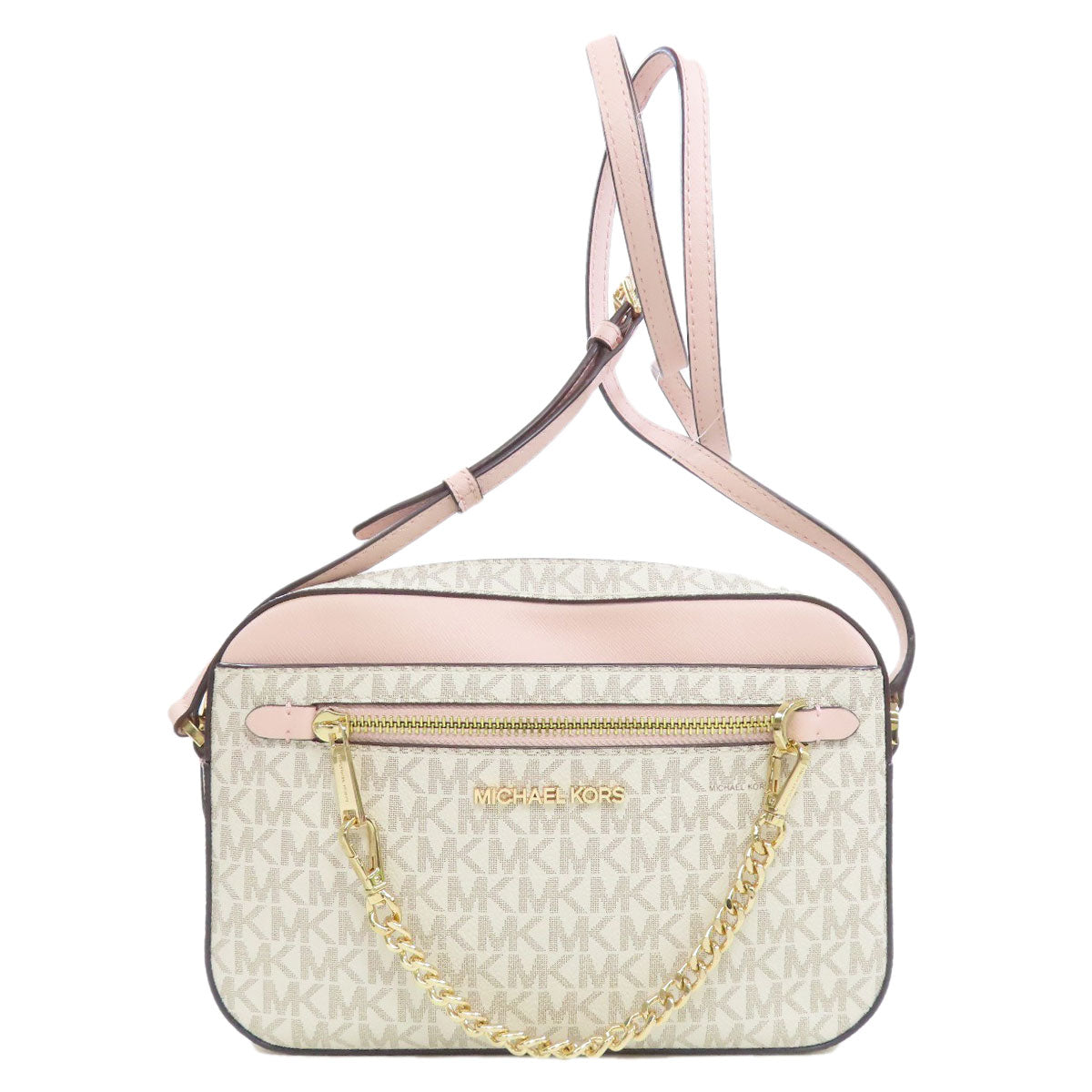 Michael Kors MK signature Shoulder Bag PVC Ladies [Used]
