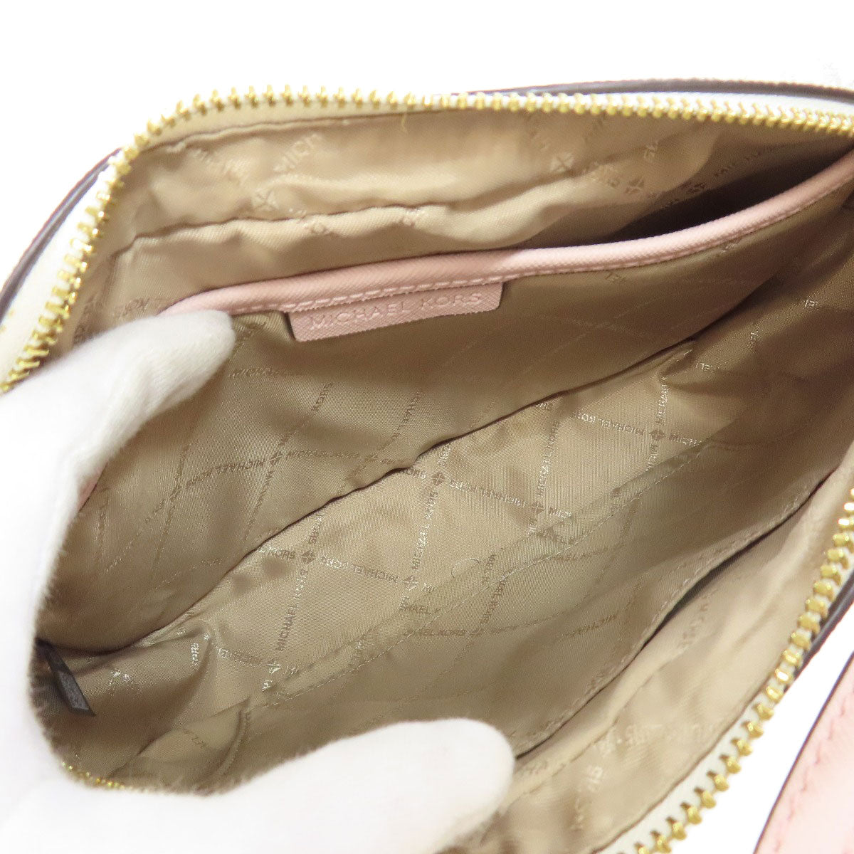 Michael Kors MK signature Shoulder Bag PVC Ladies [Used]