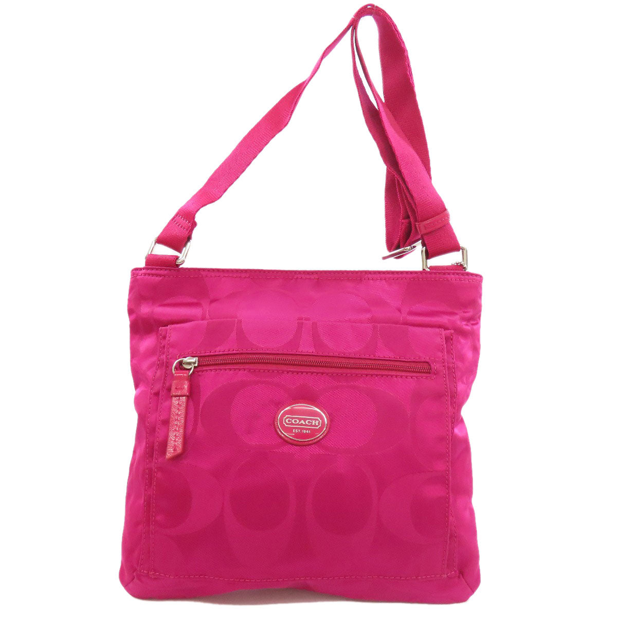 COACH  F77408 Shoulder Bag Signature Nylon Ladies