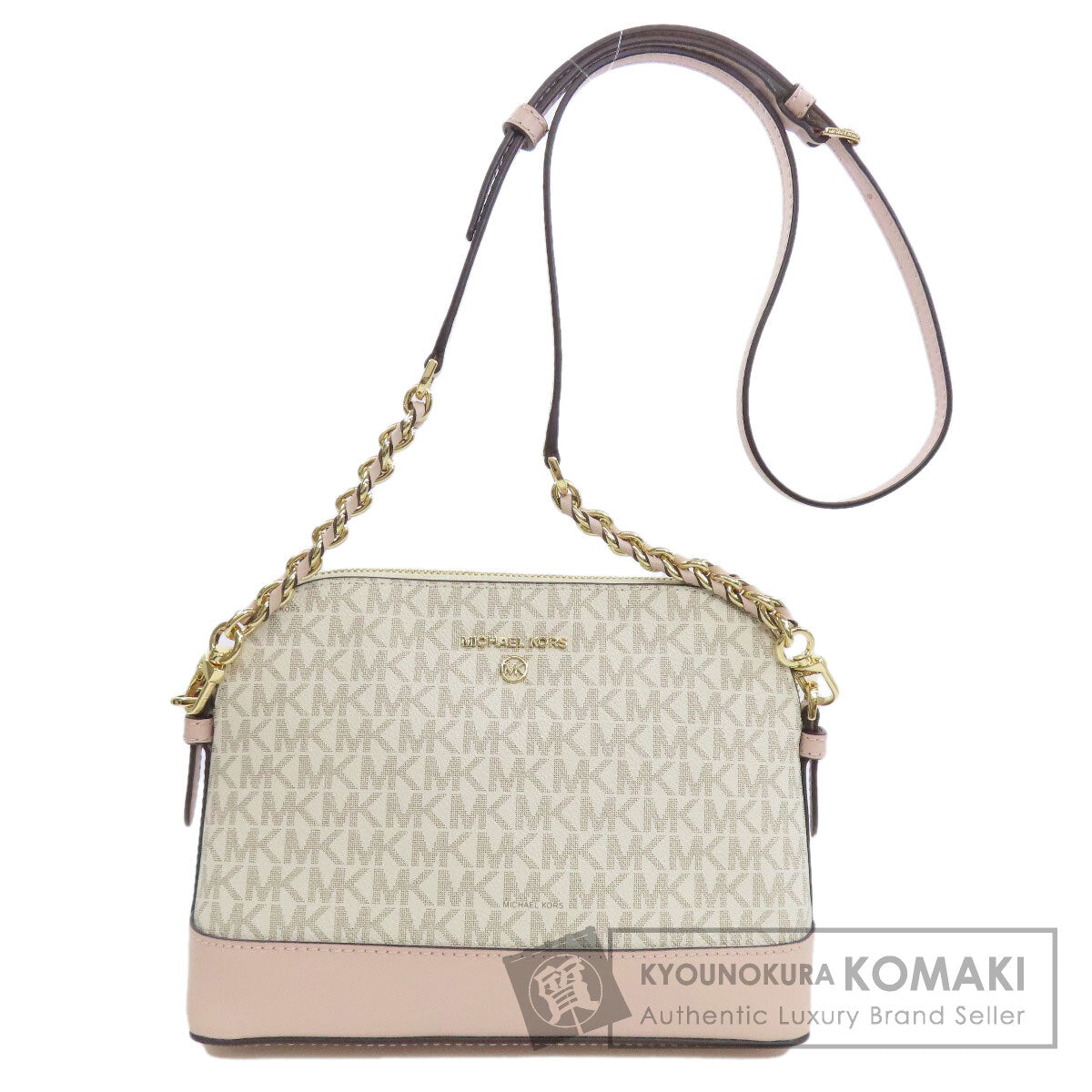 Michael Kors MK signature Shoulder Bag PVC Ladies [Used]