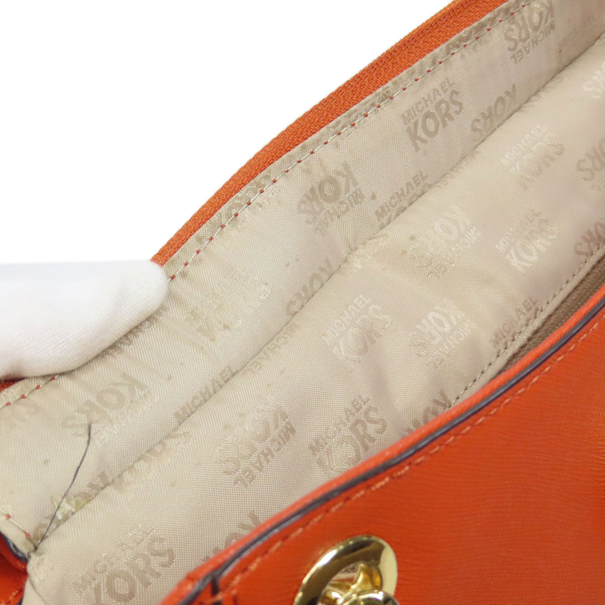 マイケルコース ロゴ トートバッグ PVC レディース 【中古】【Michael Kors】