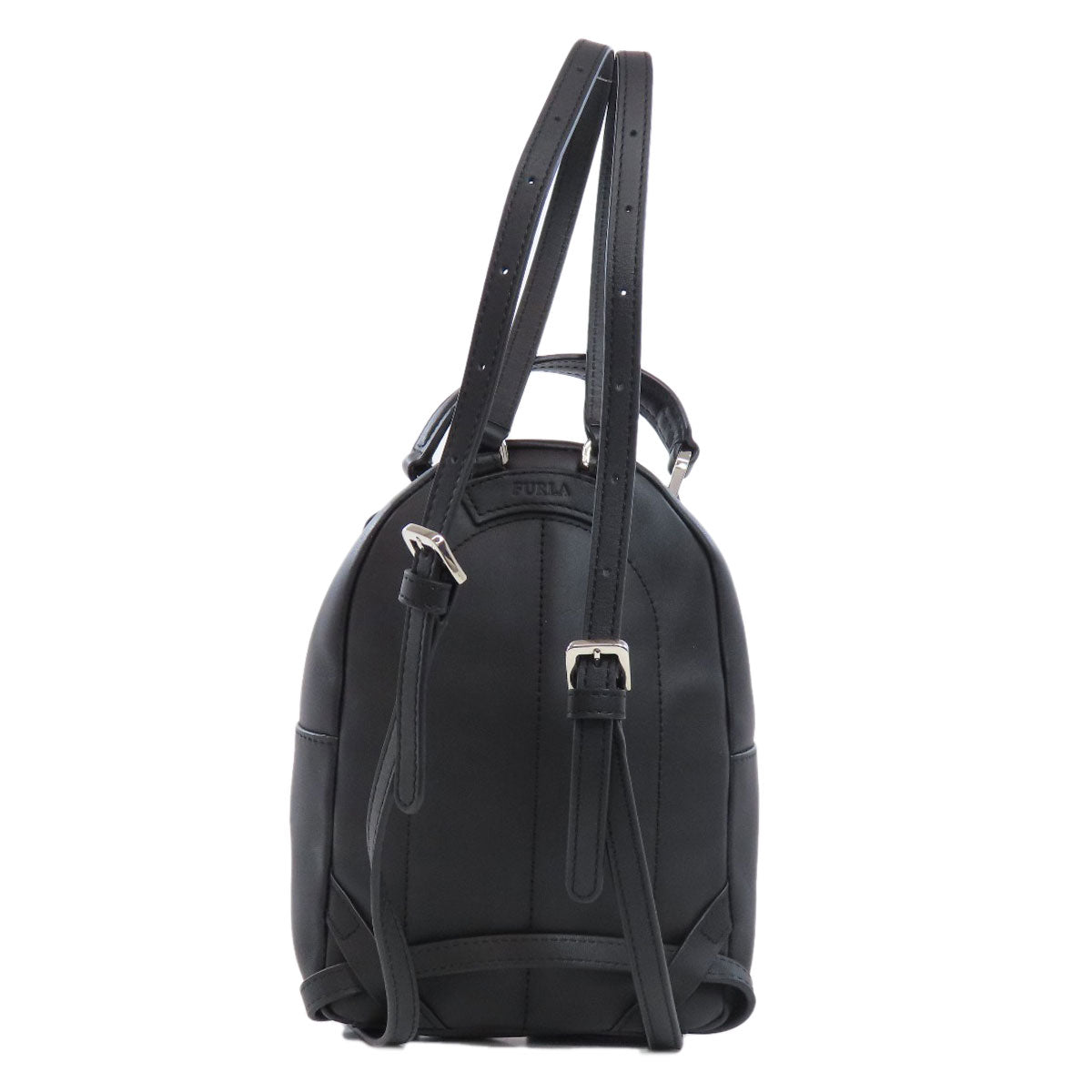 Furla logo Backpack Â· Daypack Leather Ladies [Used]