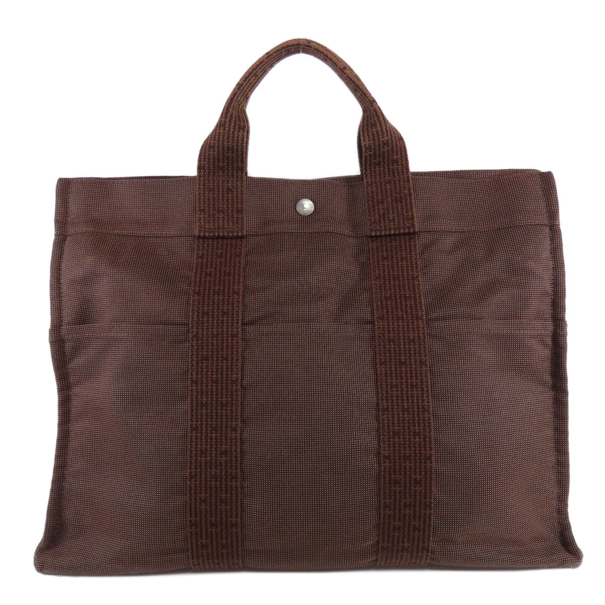 HERMES Her LineMM Tote Bag Canvas Ladies [Used]