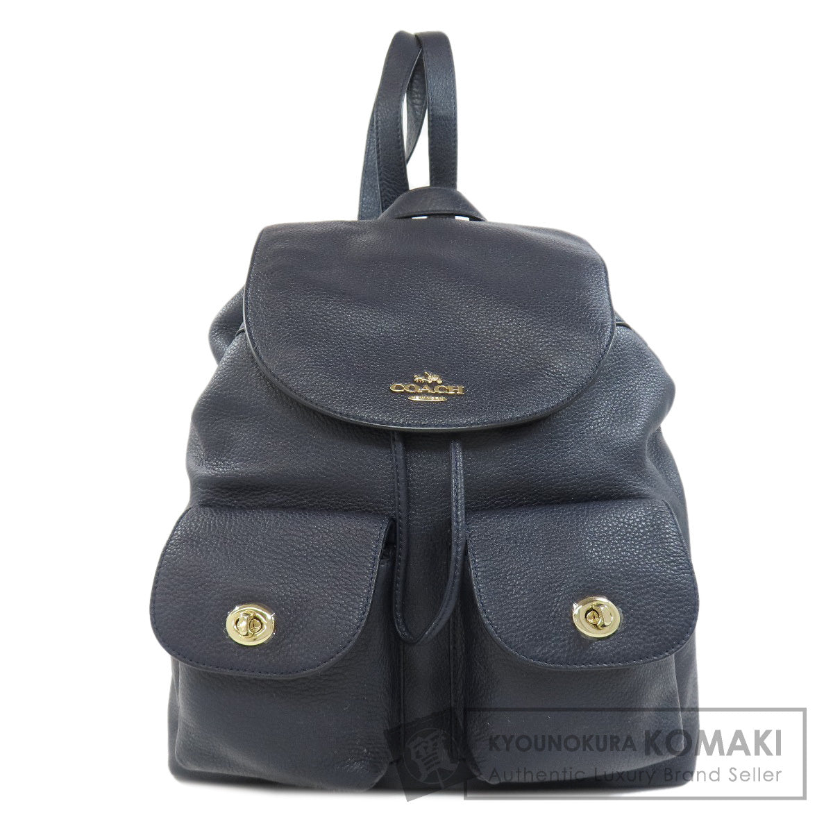 COACH  F37410 Backpack Â· Daypack logo Leather Ladies