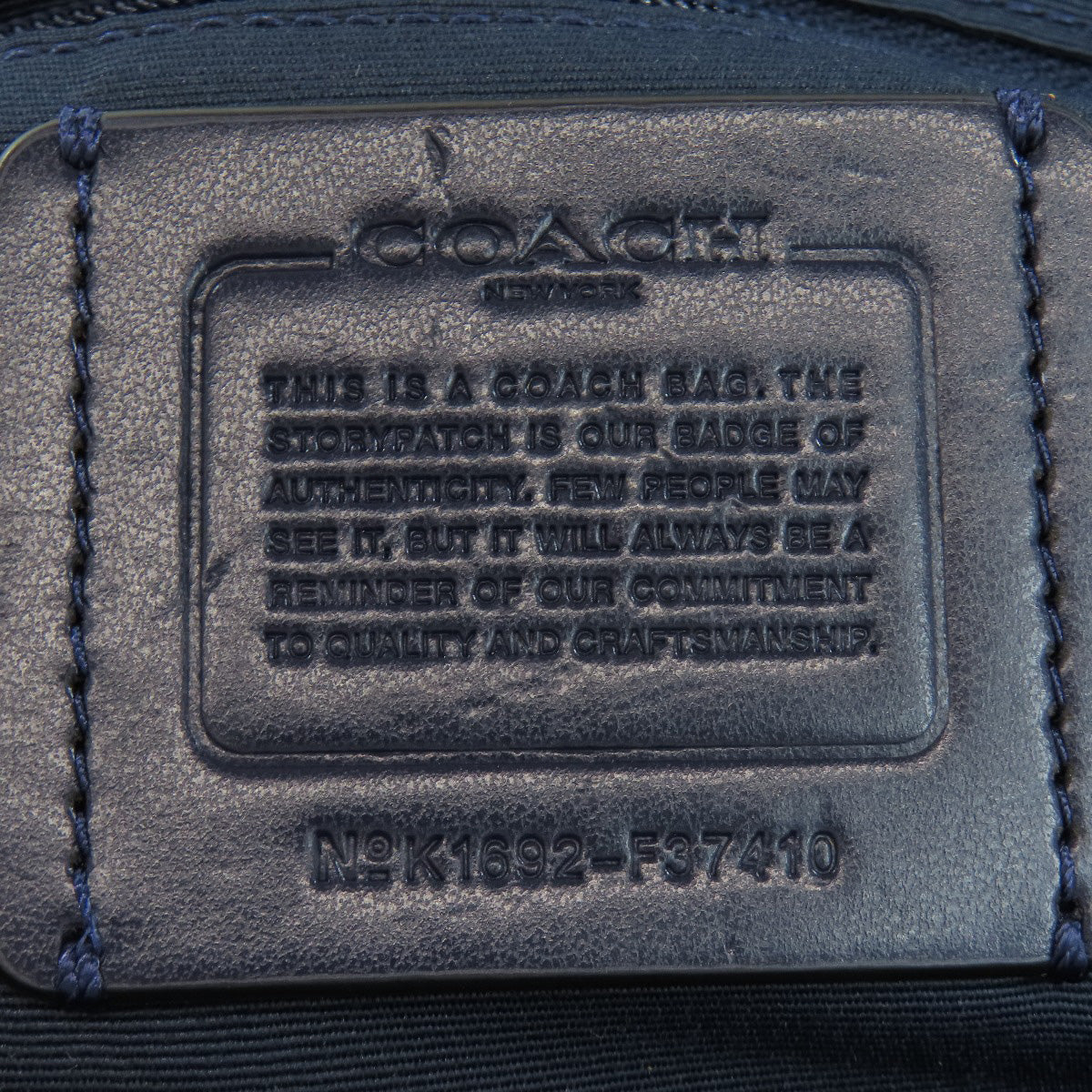 COACH  F37410 Backpack Â· Daypack logo Leather Ladies