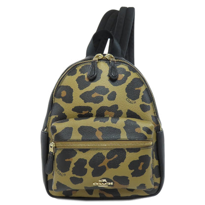 COACH  F38395 Backpack Â· Daypack Leopard pattern PVC Ladies