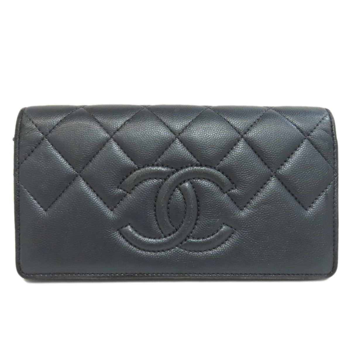 CHANEL   Long wallet (with coin pocket) COCO Mark Soft Caviar skin Ladies