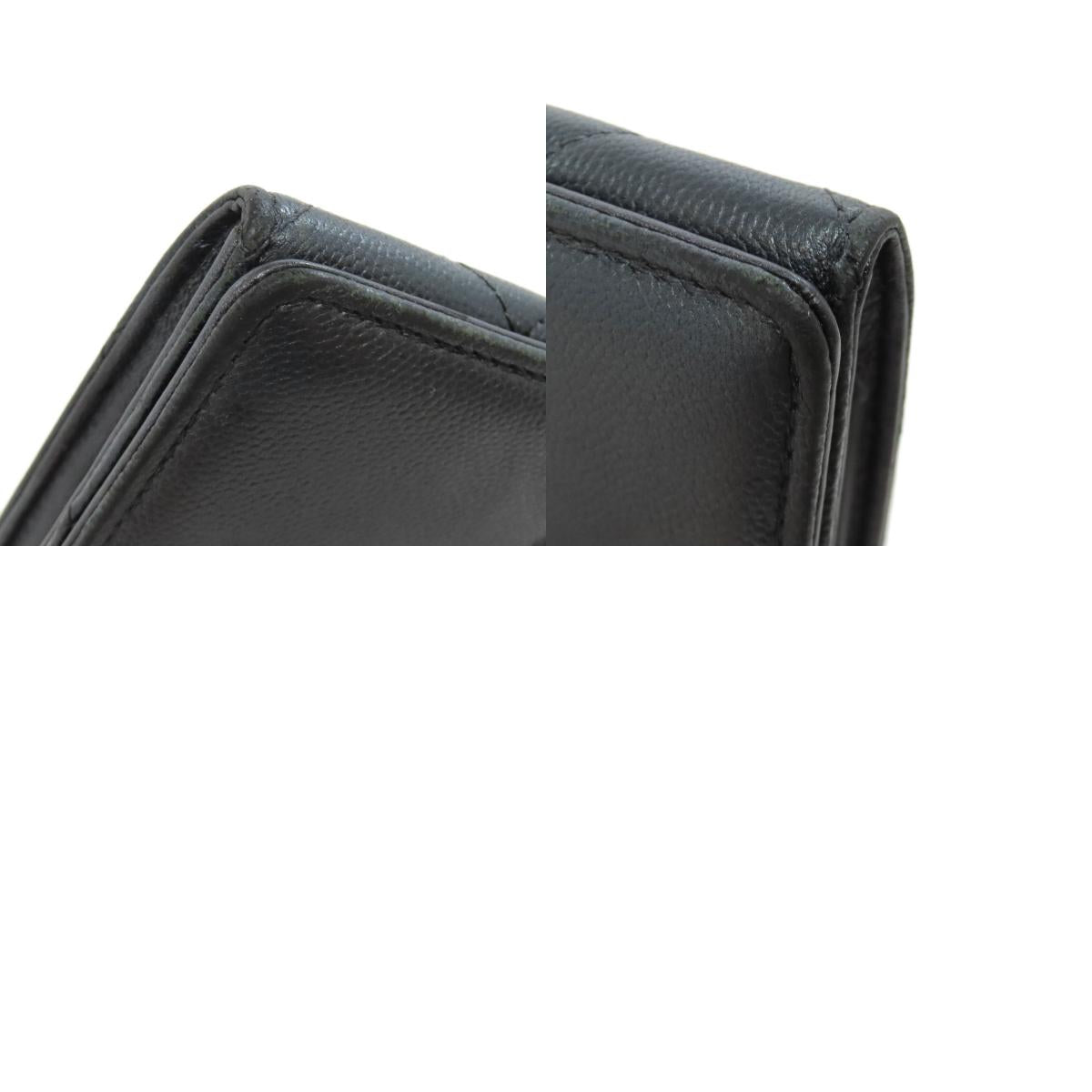 CHANEL COCO Mark Long wallet (with coin pocket) Soft Grained Calfskin Ladies [Used]