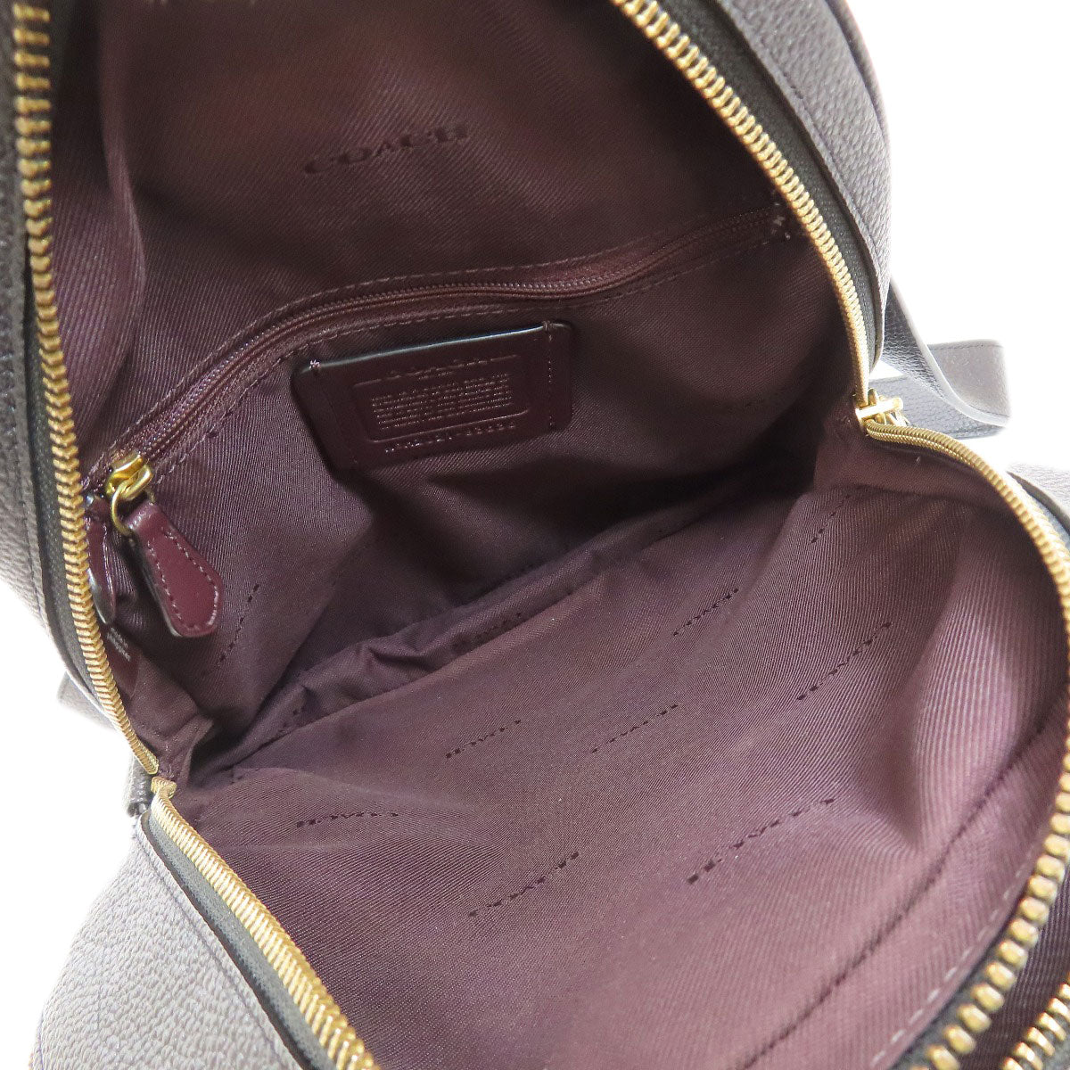 COACH  93836 Backpack Â· Daypack logo Leather Ladies