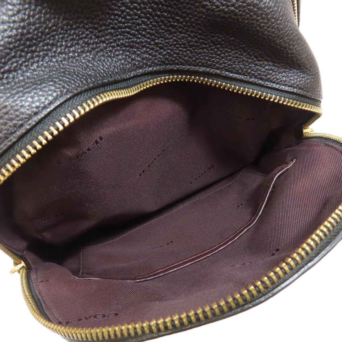 COACH  93836 Backpack Â· Daypack logo Leather Ladies