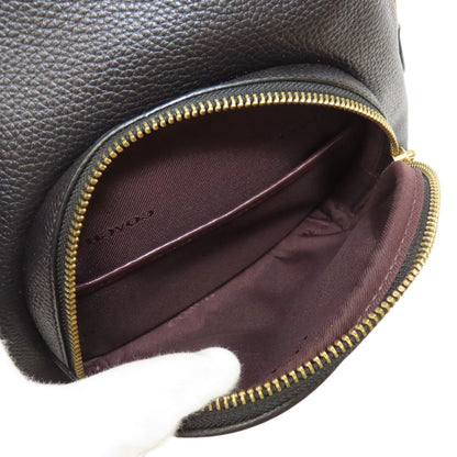 COACH  93836 Backpack Â· Daypack logo Leather Ladies
