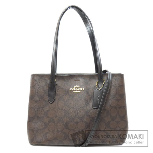 COACH 2WAY Tote Bag PVC Ladies [Used]
