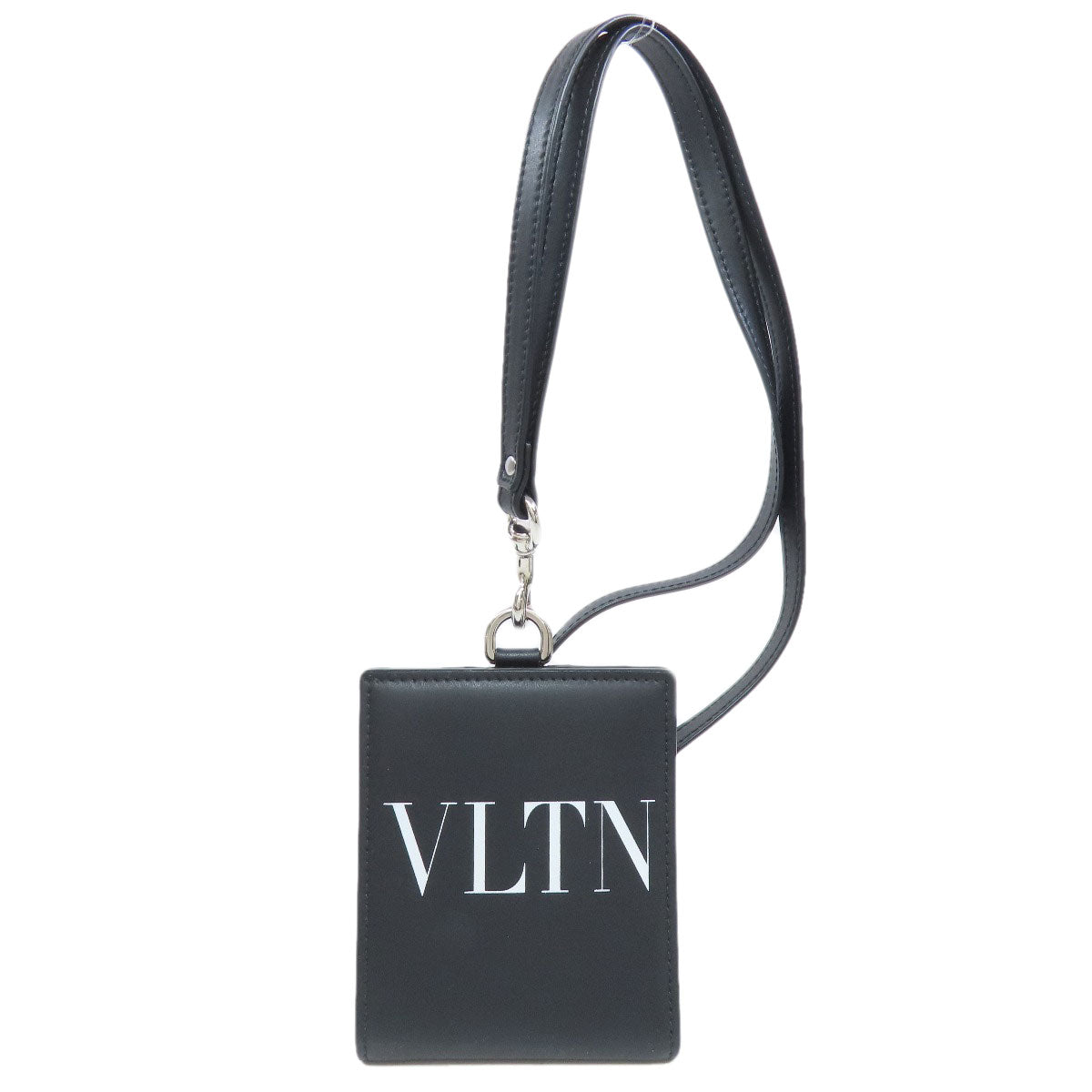 VALENTINO neck wallet Bifold Wallet with Coin Pocket Leather Ladies [Used]