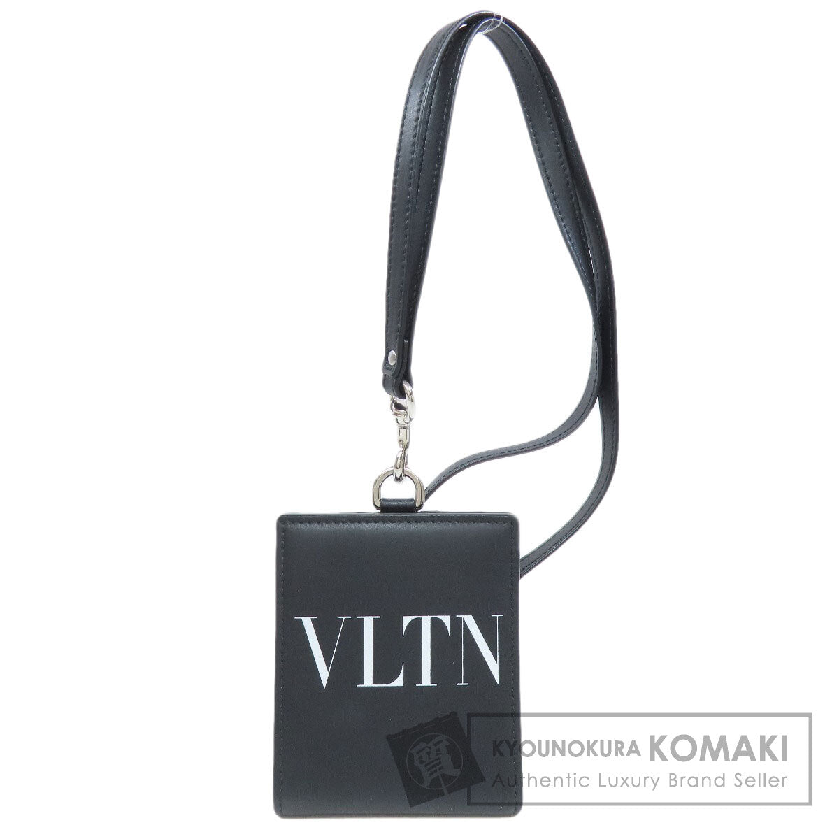 VALENTINO neck wallet Bifold Wallet with Coin Pocket Leather Ladies [Used]